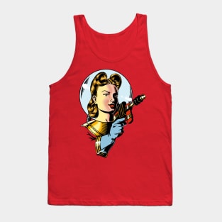 Space Girl (colour version) Tank Top